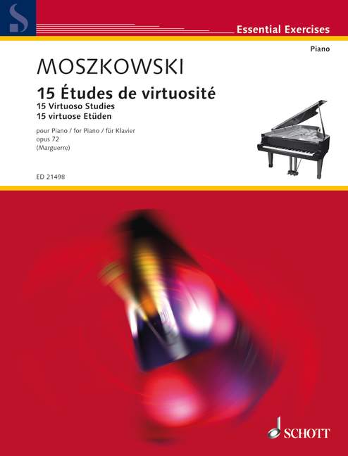 15 Virtuoso Studies op. 72, for piano