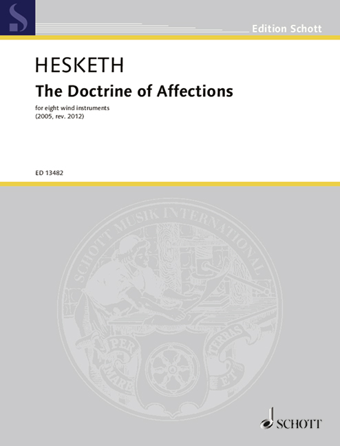 The Doctrine of Affections, for eight wind instruments, for 8 wind instruments, Score