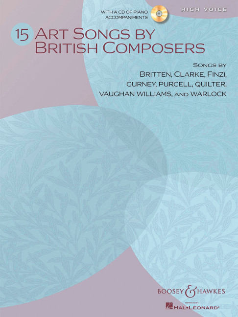 15 Art Songs by British Composers, for high voice and piano
