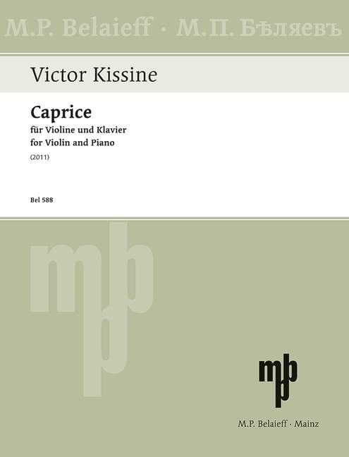 Caprice, for violin and piano