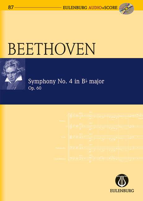 Symphony No. 4 Bb major op. 60, for orchestra, Study score