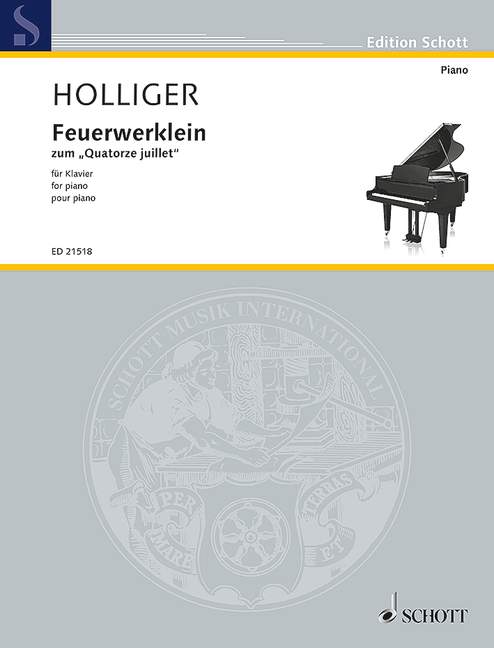Small fireworks, for the Quatorze juillet, for piano