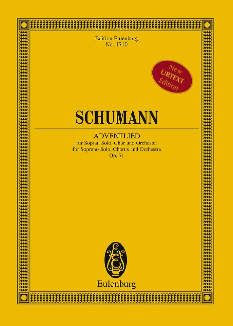 Adventlied op. 71, for soprano solo, choir and orchestra, Study score