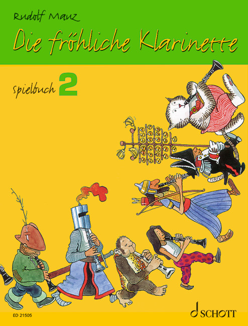 Die fröhliche Klarinette Playbook 2, (Überarbeitete Neuauflage), for 2-4 clarinets / clarinet and piano