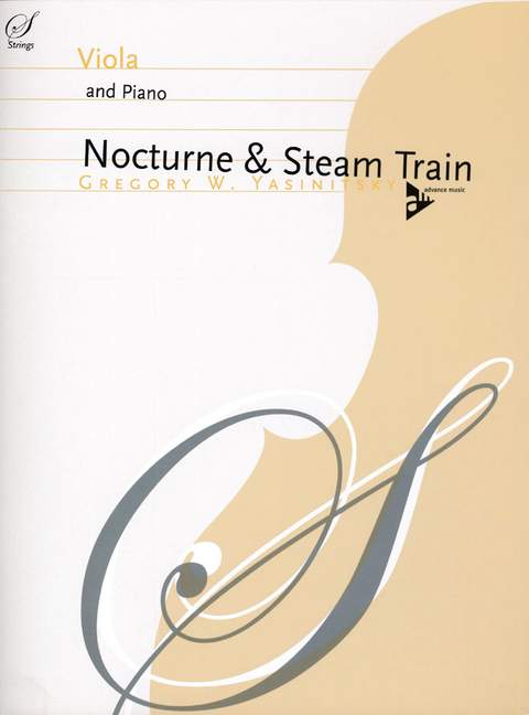 Nocturne & Steam Train, for viola and piano, Score and part
