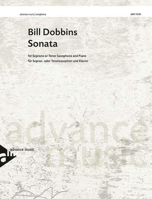 Sonata, for soprano saxophone and piano, Score and part