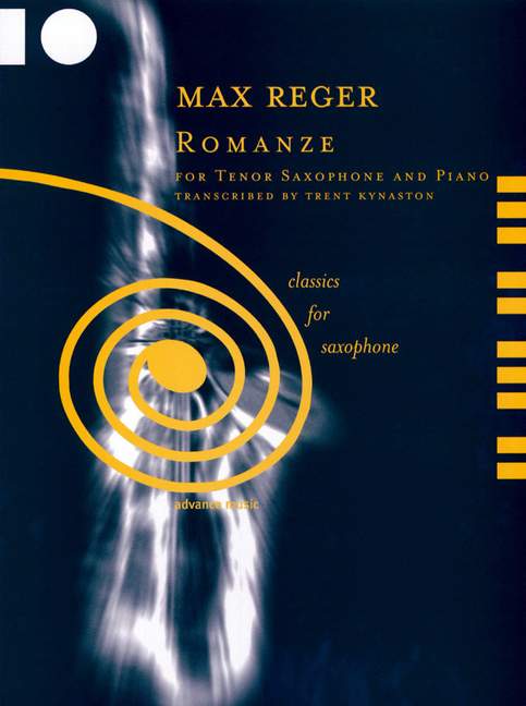 Romanze, for tenor saxophone in Bb and piano (organ), Score and part