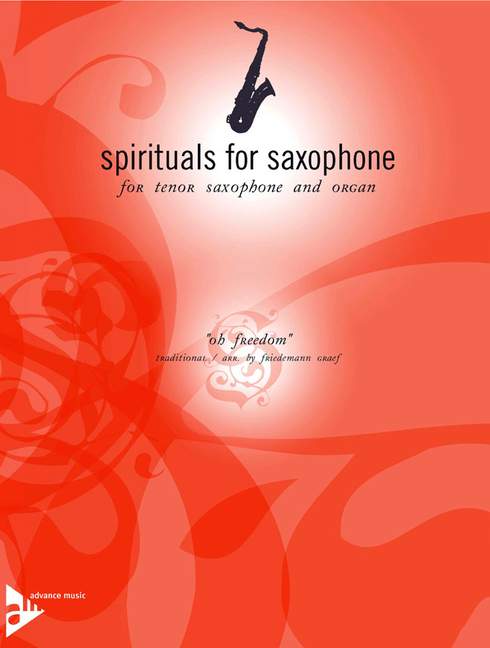 Oh Freedom, Traditional, for tenor saxophone in Bb and organ, Score and part