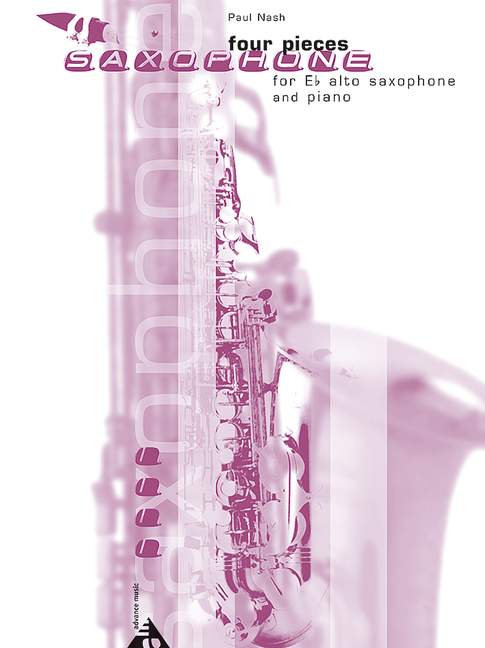 Four Pieces, for alto saxophone and piano, Score and part