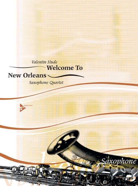 Welcome To New Orleans, for 4 saxophones (SATBar), Score and parts