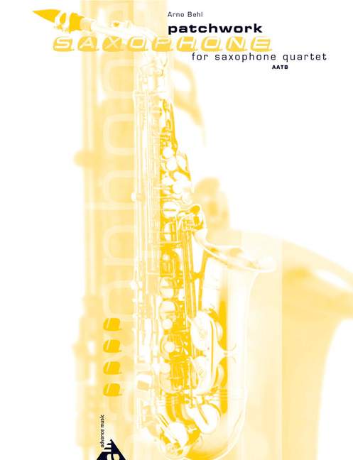 Patchwork, for 4 saxophones (AATBar), Score and parts