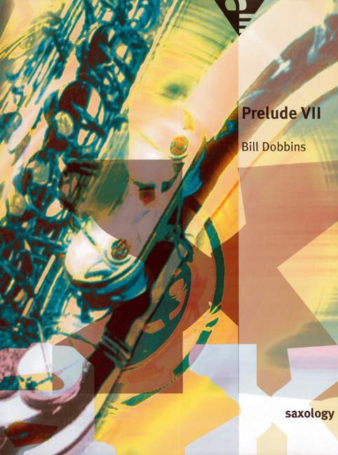 Prelude VII, for 5 saxophones (SATTBar), Score and parts