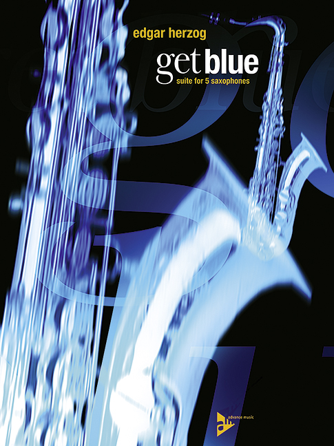 Get Blue, Suite for 5 Saxophones, for 5 saxophones (AATTBar), Score and parts