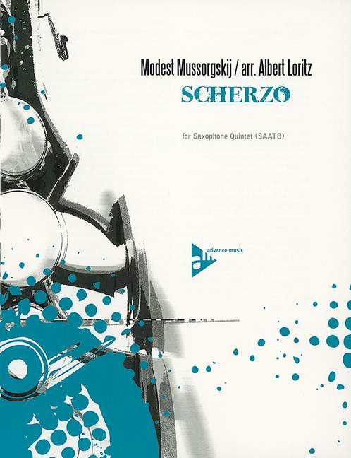 Scherzo, for 5 saxophones (SAATBar), Score and parts