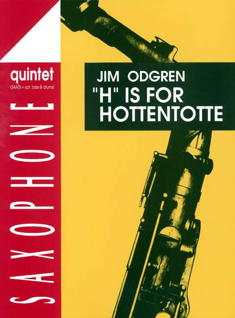 H is for Hottentotte, for Kontrabass und Schlagzeug ad lib, Score and parts