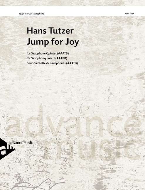 Jump for Joy, for 5 saxophones (AAATBar), Score and parts