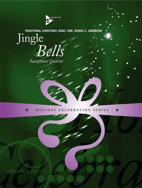 Jingle Bells, for 4 saxophones (SATBar), Score and parts