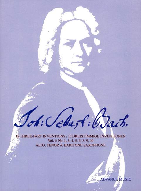 15 Three-Part Inventions Vol. 1, for 3 saxophones (ATBar), Performing score