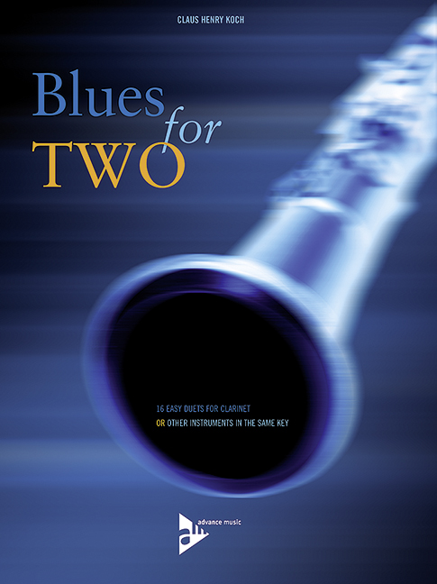 Blues For Two, 16 easy duets for clarinet or other instruments in the same key, Performing score