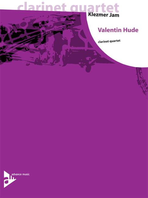 Klezmer Jam, for 4 clarinets (3 clarinets in Bb, 1 bass clarinet in Bb), Score and parts