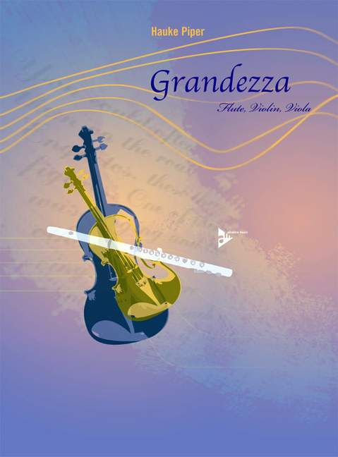 Grandezza, for flute, violin and viola, Score and parts