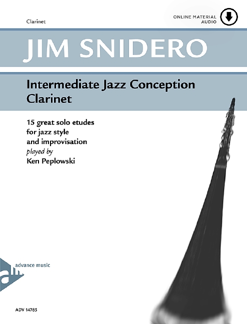 Intermediate Jazz Conception Clarinet, 15 great solo etudes for jazz style and improvisation