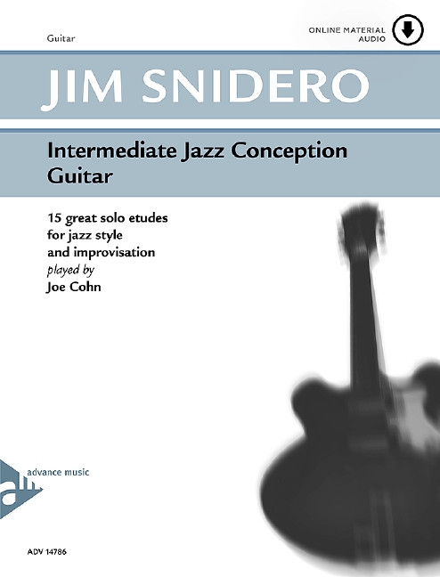 Intermediate Jazz Conception Guitar, 15 great solo etudes for jazz style and improvisation