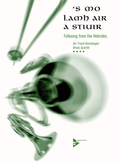 'S mo lamh air a stiuir, (The Skye Steersman's Song), for brass quartet, Score and parts