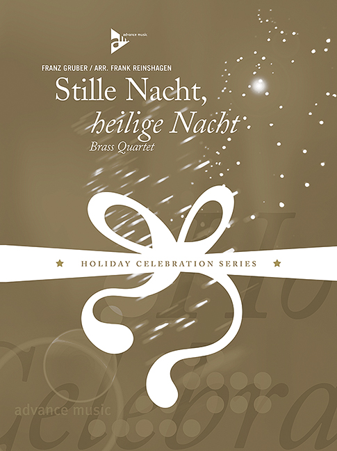 Stille Nacht, heilige Nacht, for trumpet I (flugelhorn), trumpet II (flugelhorn or horn in F), trombone, bass trombone (euphonium or tuba), Score and parts
