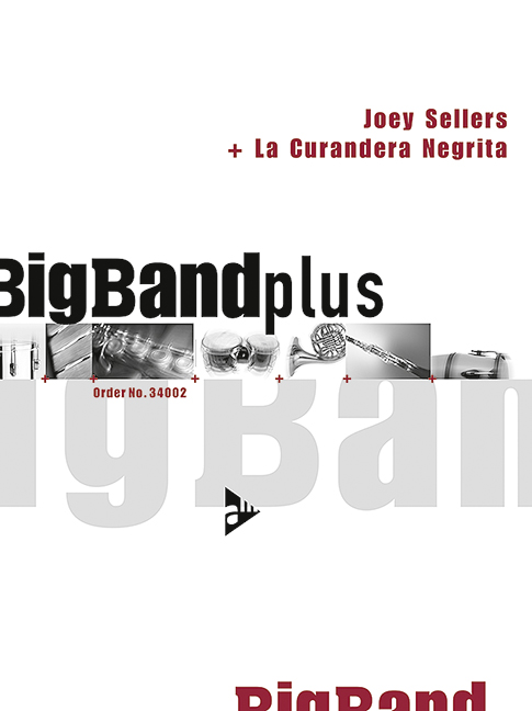 La Curandera Negrita, Minor Blues, for big band, Score and parts