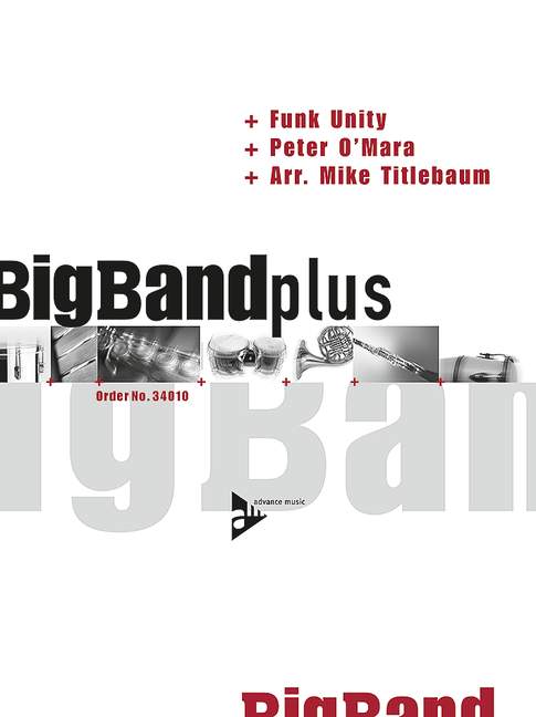Funk Unity, for big band, Score and parts