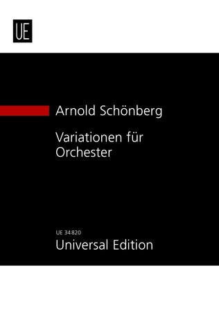 Variations op. 31, for orchestra, Study score