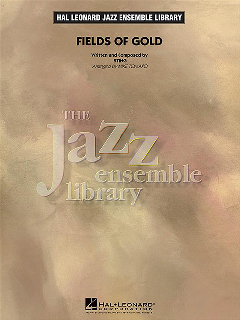 Fields Of Gold, Smooth Rock, for big band, Score and parts