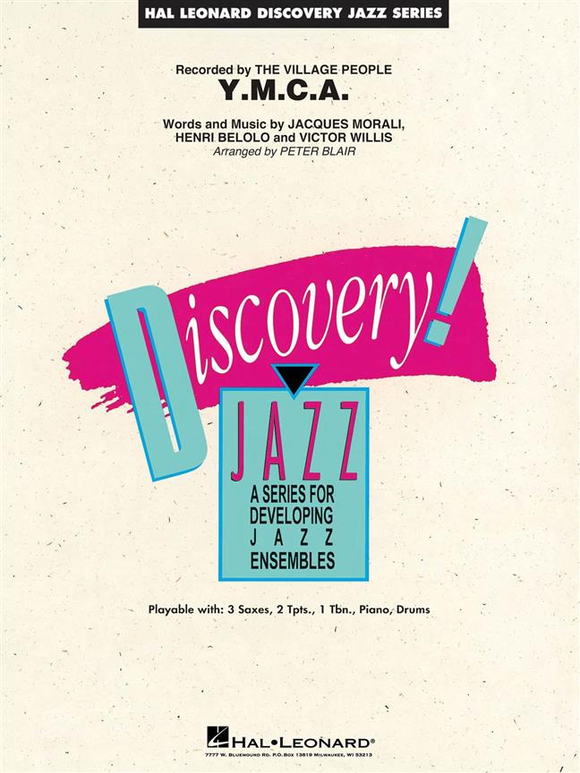 Ymca, for big band, Score and parts