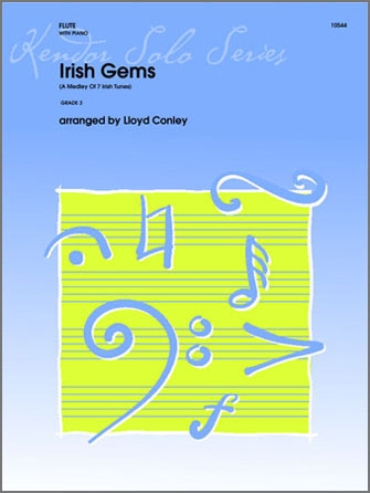 Irish Gems, Medley Of 7 Irish Tunes, for flute and piano