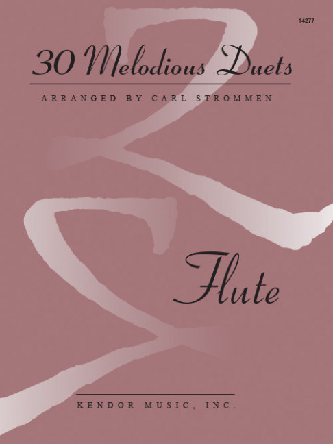 30 Melodious Duets, for 2 flutes, Performing score