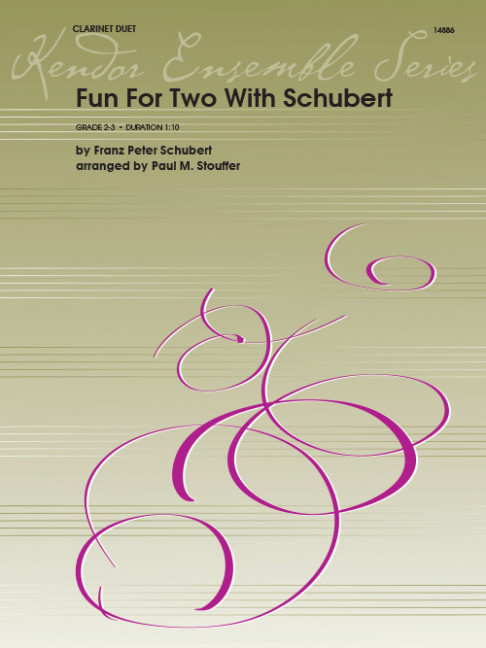 Fun For Two With Schubert, for 2 clarinets, Performing score