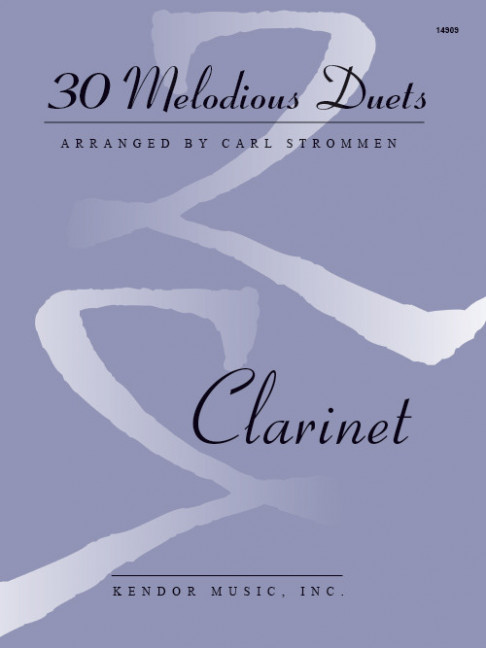 30 Melodious Duets, for 2 clarinets, Performing score