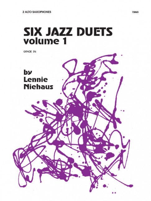 Six Jazz Duets Vol. 1, for 2 alto saxophones, Performing score