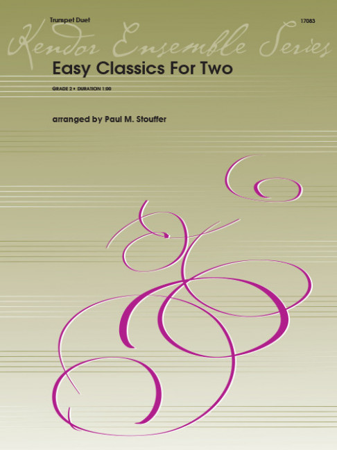 Easy Classics For Two, for 2 trumpets, Performing score