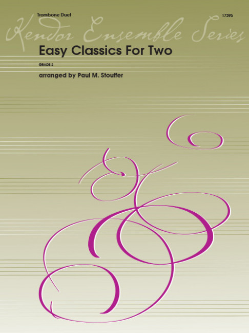 Easy Classics For Two, for 2 trombones, Performing score