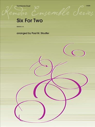 Six For Two, for 2 trombones, Performing score