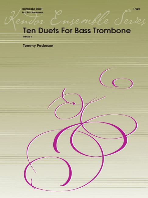 Ten Duets For Bass Trombone, Performing score