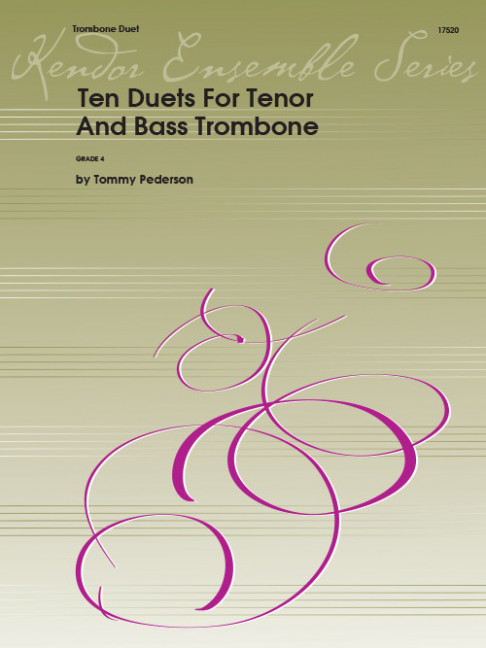 Ten Duets For Tenor And Bass Trombone, Performing score