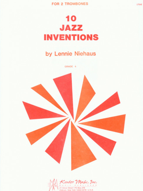 10 Jazz Inventions, for 2 trombones, Performing score