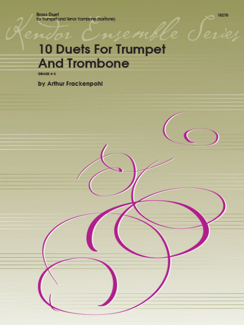 10 Duets for Trumpet and Trombone, Performing score