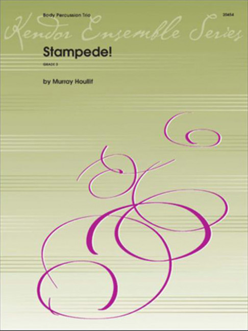 Stampede!, for Body Percussion (Trio), Score and parts