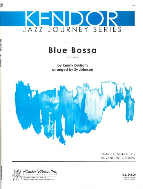 Blue Bossa, Latin, for big band, Score and parts