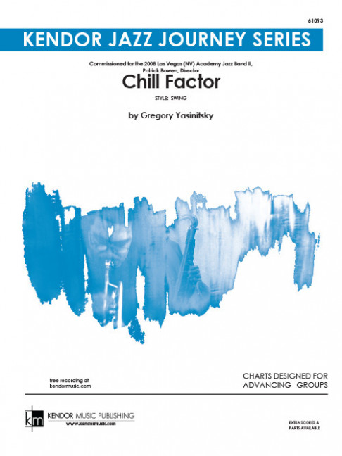 Chill Factor, Swing, for big band, Score and parts