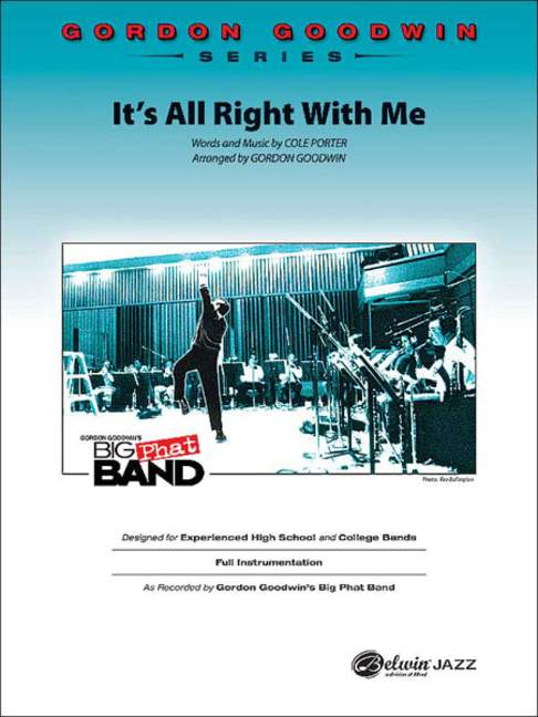 It's All Right with Me, Swing, for big band, Score and parts